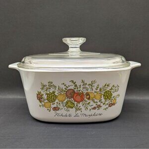 Corning Ware Spice of Life A-3-B L'Echalote La Marjolaine 3 Qt Covered Casserole